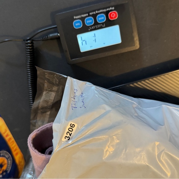 Talbots Coat Size 22W Lilac Collarless Ruffled Cardigan 3/4 Sleeve Grandmacore - Picture 16 of 16